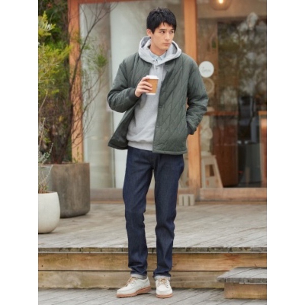 Áo khoác chần bông trần trám Nam Uni qlo