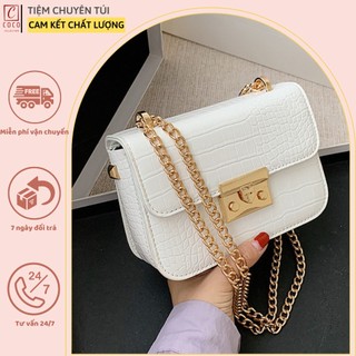 Túi xách nữ kẹp nách khóa miu da rắn đinh sườn có ba ngăn thời trang cao cấp đi chơi, túi đeo chéo nữ TX048429 Amy Store