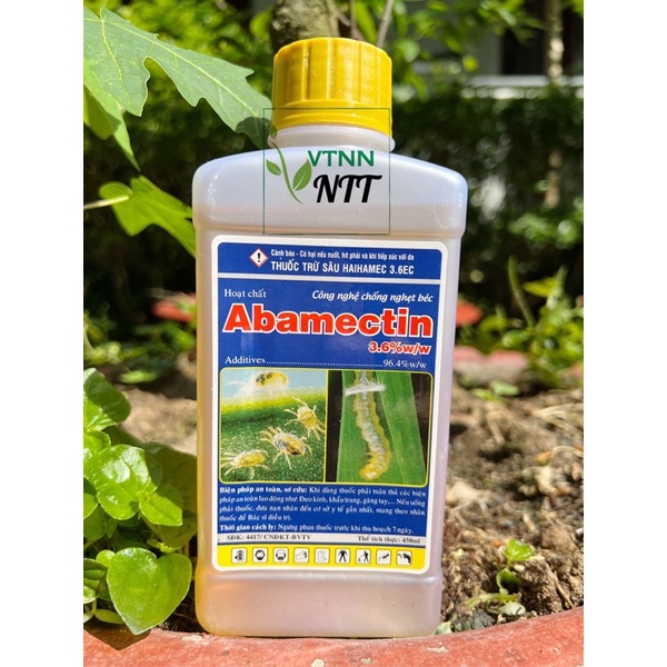 Chế phẩm sinh học HAIHAMEC 3.6EC Abamectin (450ml) nước trong - VTNN Nguyễn Thanh Tuyền