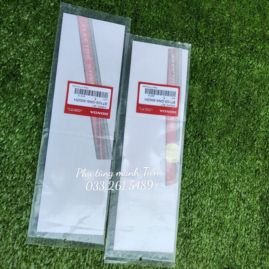 Bộ tem lửa dream Thái  hàng 3 lớp  6 chi tiết