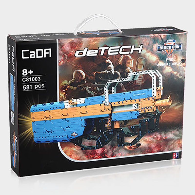 Đồ Chơi Mô Hình 3D Lắp Ráp CaDA Súng Tiểu Liên P90 C81003