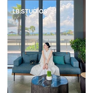Set váy cổ sơ mi sát nách LB