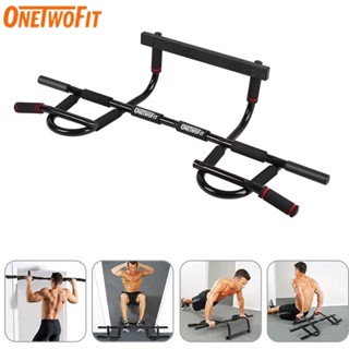 ONETWOFIT Thanh xà đơn  nhiều tay nắm gắn khung cửa tập gym sức bền thể hình