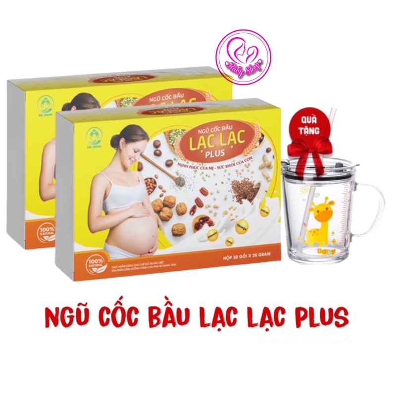 Combo 2 hộp ngũ cốc bầu Lạc Lạc chính hãng - Thai nhi tăng cân tốt