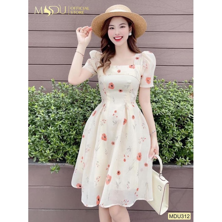 Vải Voan Tơ Hoa - May Váy Suông A, Váy Xòe - Khổ 1.5m - Không Co Giãn - Vải Hưng Anh