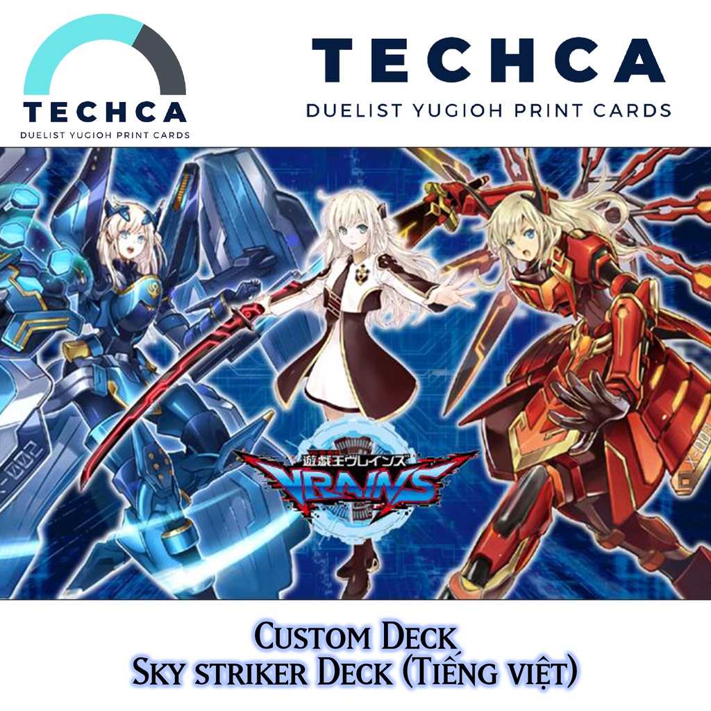 Bài In Tiếng Việt - Bộ bài Yugioh - Custom Deck - Sky striker Deck