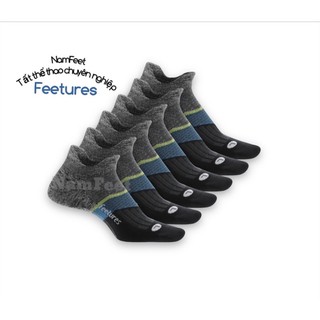 Tất Chạy bộ 🔺 Combo 6 đôi tất Feetures chuyên nghiệp, form ôn vĩnh viễn, siêu bền, bảo hành 1 năm bai dão