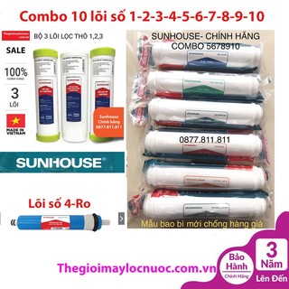 Bộ lõi lọc nước sunhouse - chính hãng