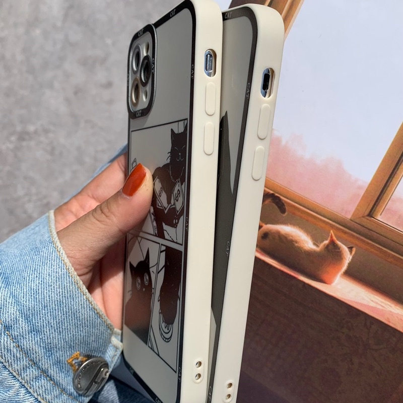 Ốp Lưng Basic Camera Nổi Iphone/Android- Mẫu The Cat !!!