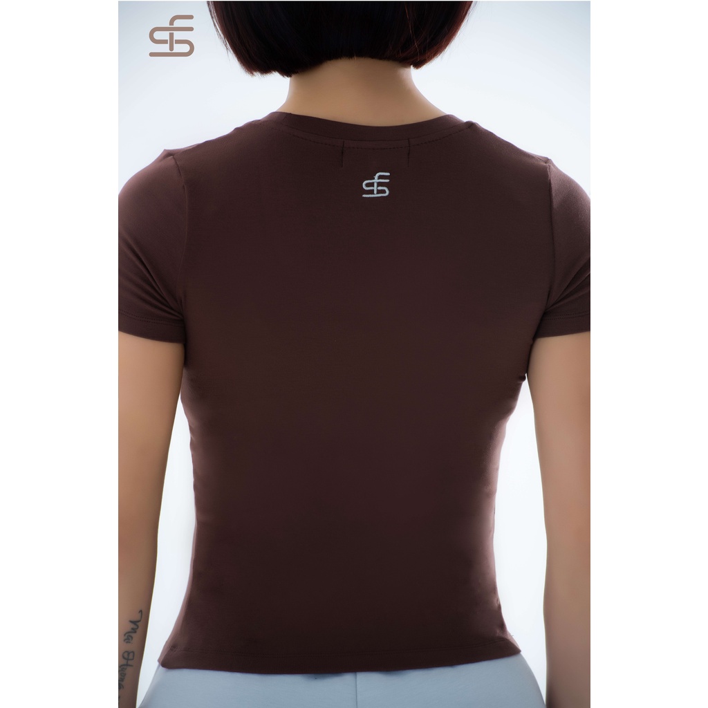 Áo thun thể thao nữ sofit Essential Tshirt thoáng khí mát mẻ nhiều màu SEY