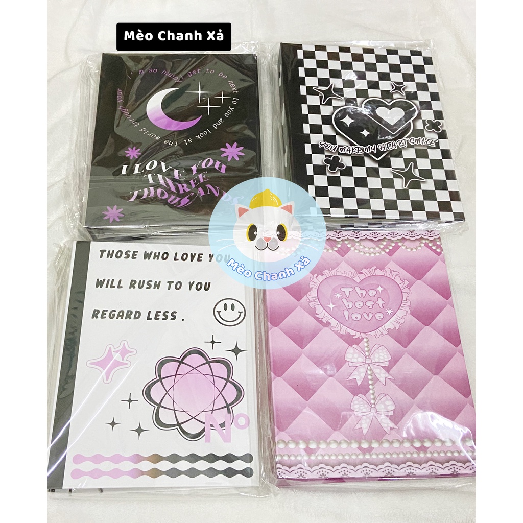 BINDER A5 KÍCH THƯỚC 17.5 x 23cm 6 CÒNG BÌA CỨNG HỌA TIẾT THÚ CƯNG ĐÁNG YÊU ĐỰNG CARD KPOP/PACK NHÂN PHẨM ANIME,...