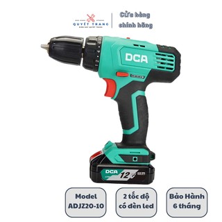 Máy khoan pin dca adjz20-10 12v nhỏ gọn bảo hành 6 tháng điện máy quyết trang