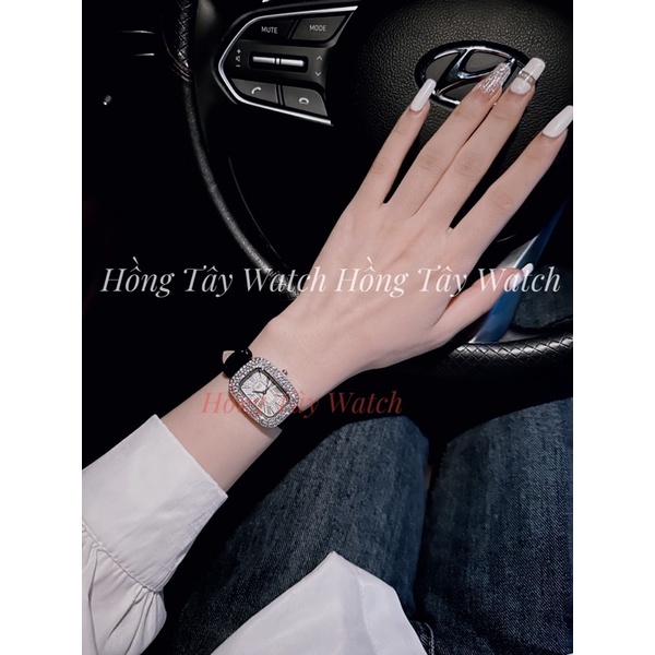 Đồng Hồ Nữ BG vuông dành cho các nàng tay nhỏ_Hongtaywatch