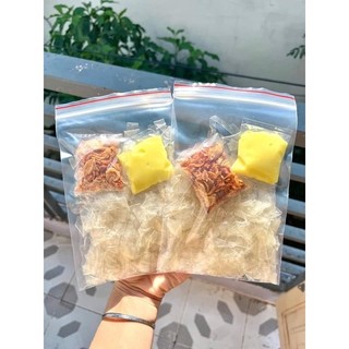 Bánh tráng dẻo bơ muối tép