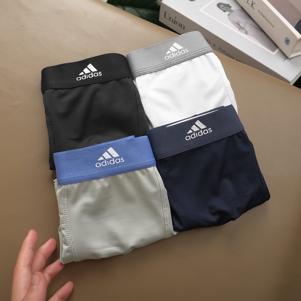Hộp 4 quần sịp nam boxer sịp đùi nam vải cotton lạnh co dãn thấm hút kháng khuẩn DAS-CTL-BX