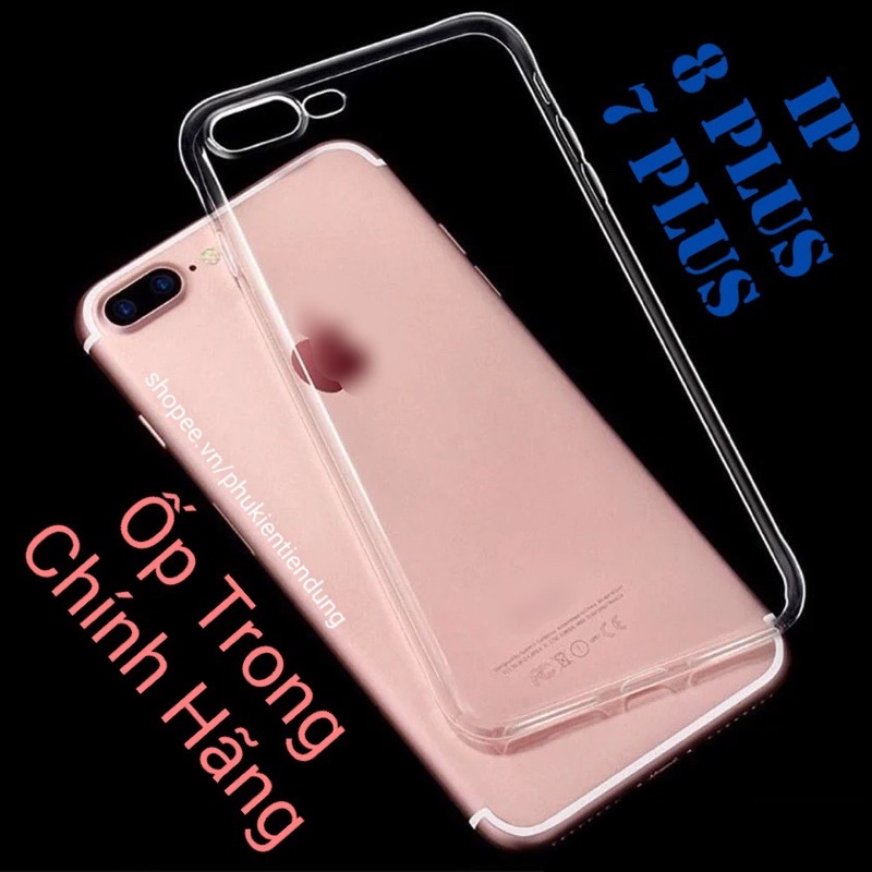 Ốp Lưng iPhone 8 Plus / 7 Plus Nhựa Dẻo Trong Cao Cấp Chính Hãng Diliana