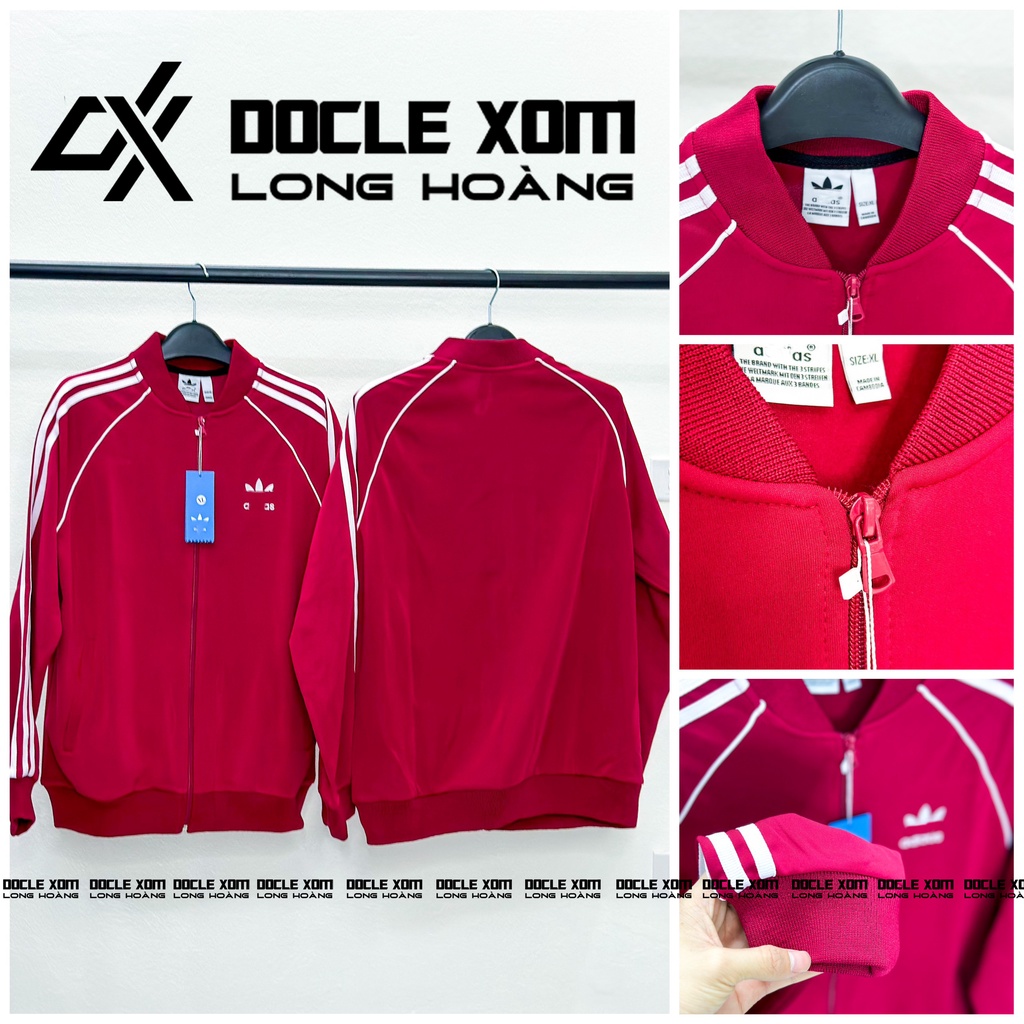 Áo Khoác Thể Thao Nam 3 Sọc Kiểu Dáng Trẻ Trung