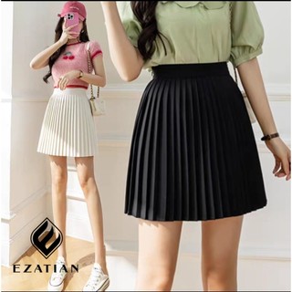Chân váy xếp ly nhỏ ezatian, chân váy dập ly cao cấp có lót quần