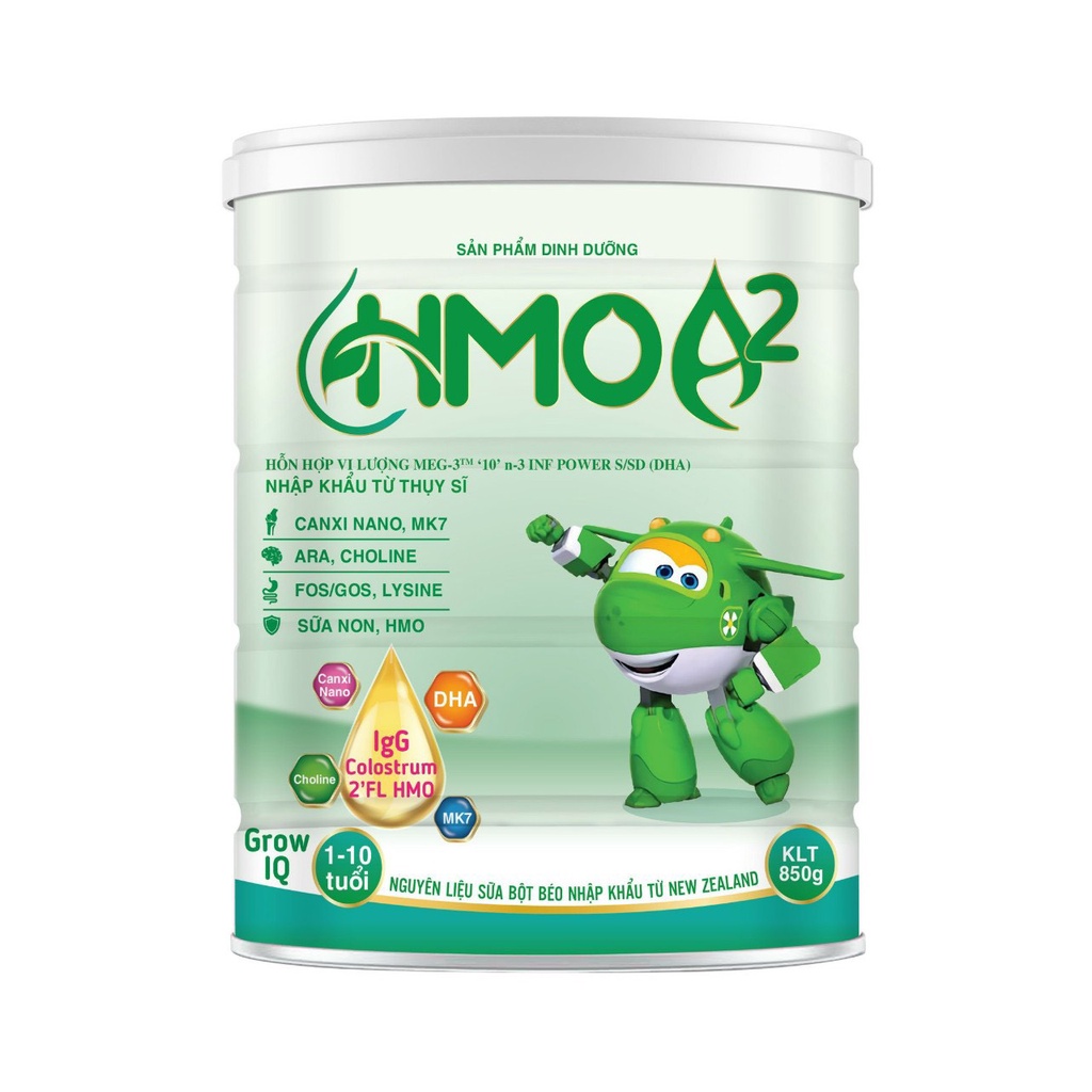 SỮA BỘT HMO A2 GROW IQ 850G CHO TRẺ 1-10 TUỔI