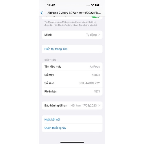 Tai Nghe TWS Ari 2 Jerry New 2023 , Tinh Tế - Sang Trọng - Cao Cấp - Pin Trâu - Âm Hay