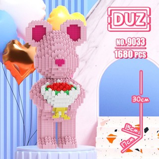 Đồ chơi lắp ráp gấu bearbrick 30 cm, Mô hình bearbrick