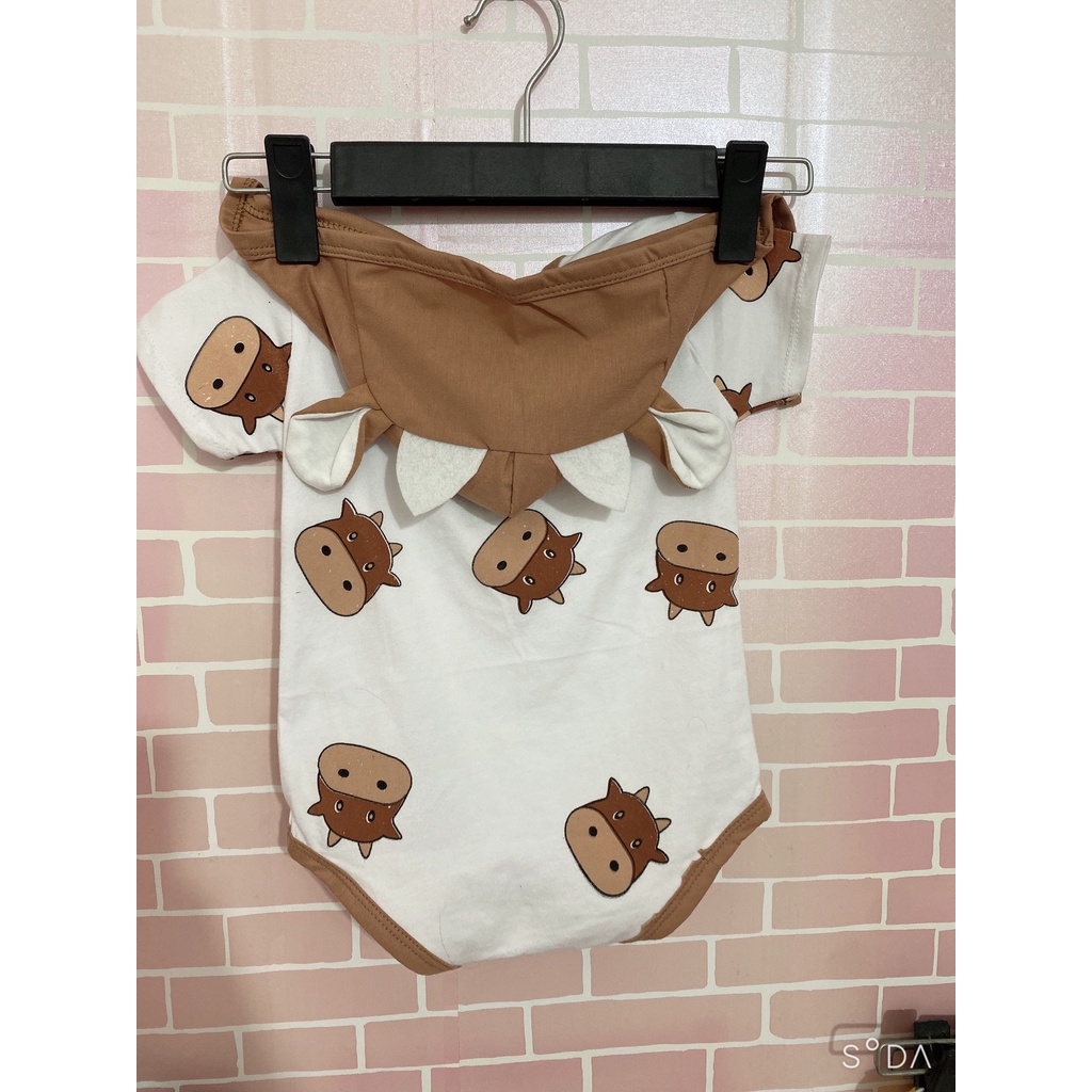 Bộ Body Hình Thú Body Chíp Bò Sữa Đáng Yêu Cho Bé Đủ Size 4-12kg