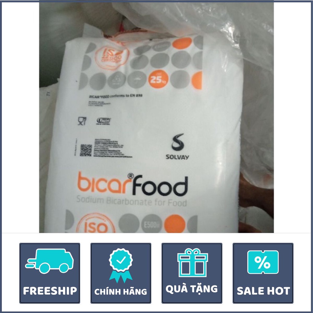 Baking soda - Bột Baking soda - NaHCO3 - Muối nở, bột nở1kg Hàng Chiết Lẻ Từ Bao 25kg - Xuất xứ Ý - Thái Lan.