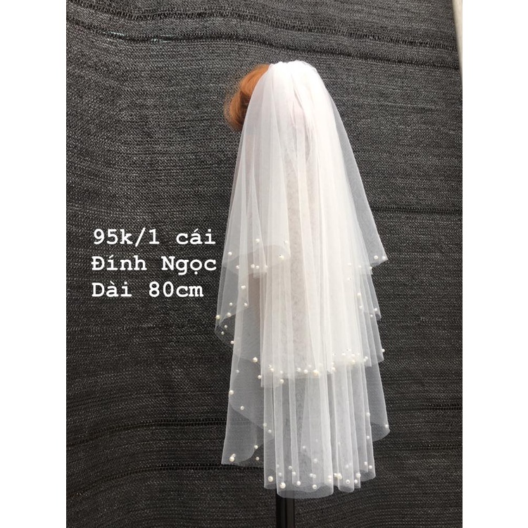 Von -Lúp cài đầu cô dâu