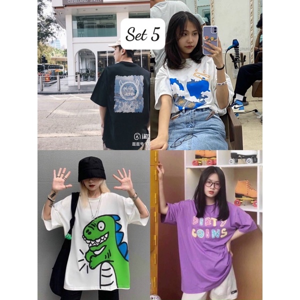 Set 4 Áo Chỉ 100k