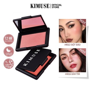 Phấn má hồng Kimuse màu sắc tự nhiên chống nước lâu trôi 5g