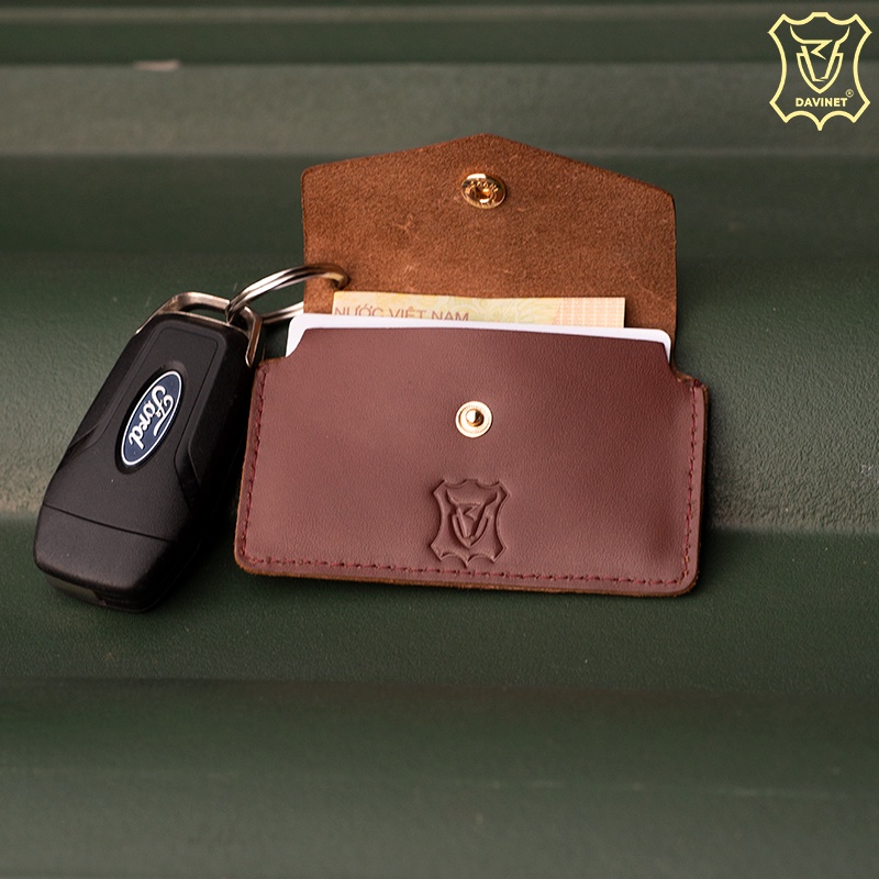 Ví móc khoá da bò Nappa Vmk23-01