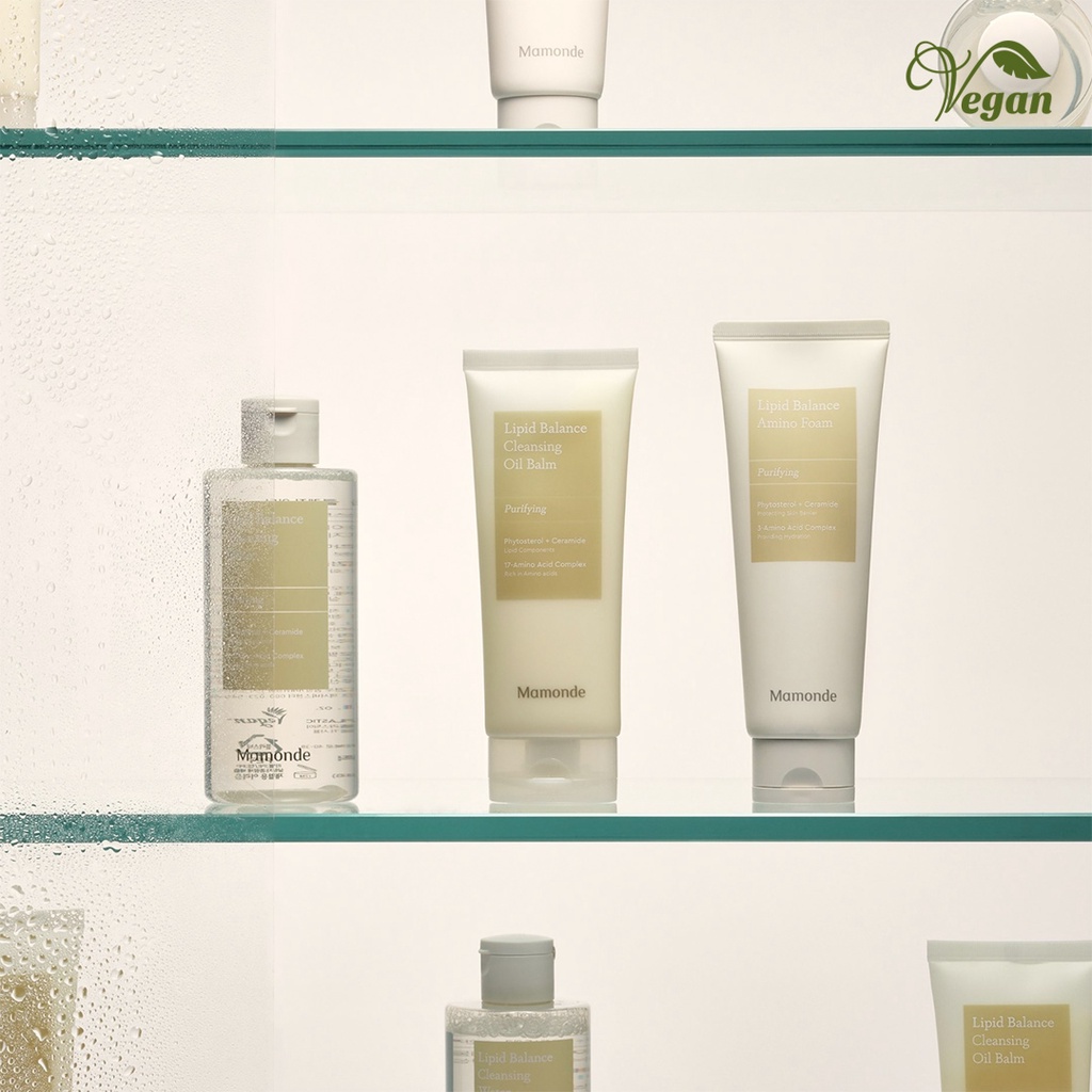 Nước Tẩy Trang Mamonde Cân Bằng Nước / Dầu / Sữa Rửa Mặt Amino Foam PH Thấp Phytosterol 17-Amino Acid