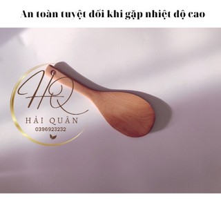 Muôi xới cơm , múc canh bằng gỗ
