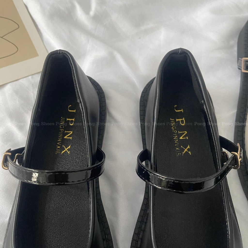 Giày Búp Bê/ Marry Jane PongShoes đơn giản/ basic - FULL BOX - Mã 1525