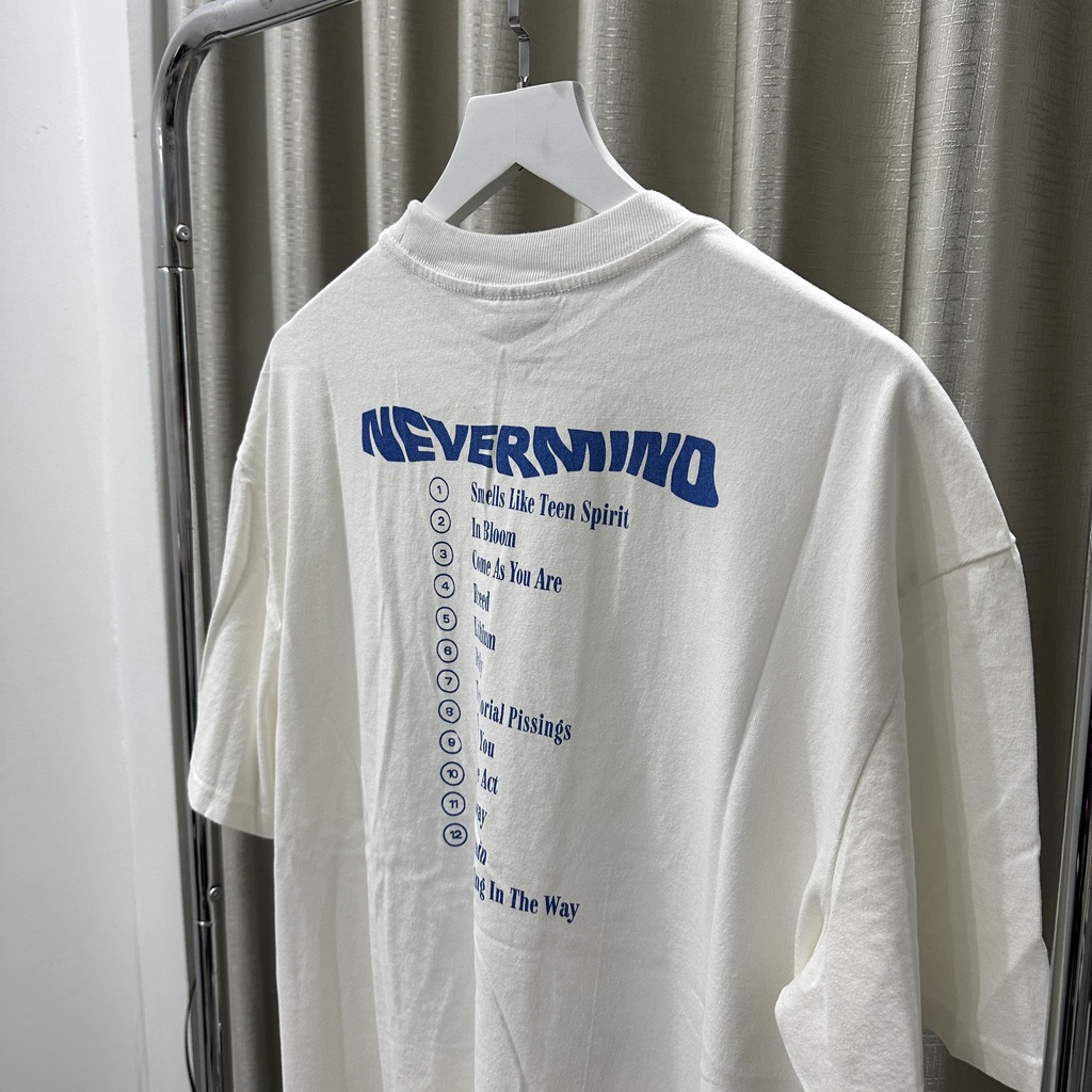 ⚡️-Áo Tee Nirvana Nevermind License T-Shirt,áo thun Nirvana cao cấp full túi tag