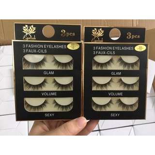 Lông mi chồn cao cấp 3D Glam – Volume – Sexy full hộp