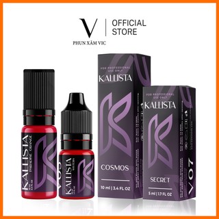 Mực phun xăm môi kallista hữu cơ 5ml 10ml