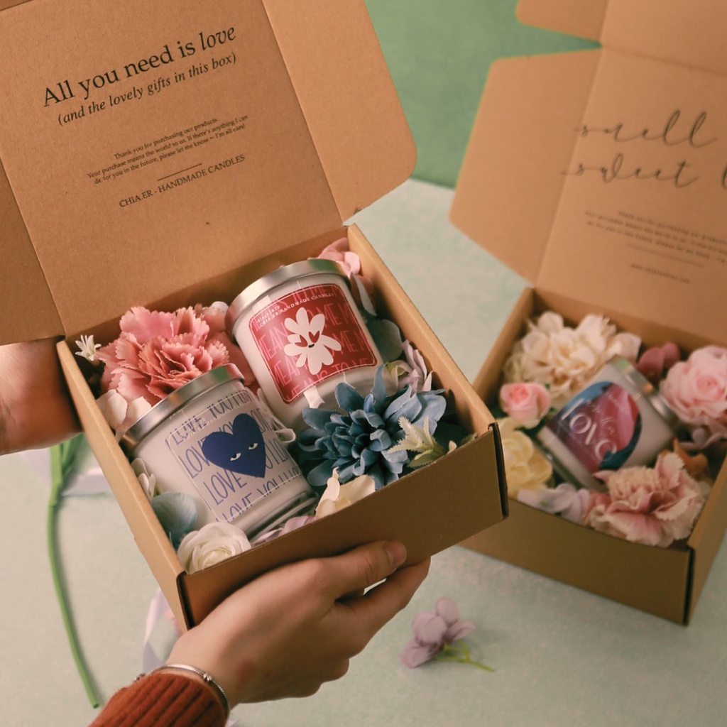 Nến Thơm Chia.kandles Gift For Women Hũ Thủy Tinh 175g