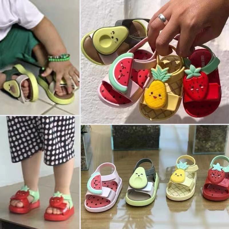 Sandal nhựa thơm mini melissa xuất dư mẫu mới cho bé trai bé gái 1-6 tuổi