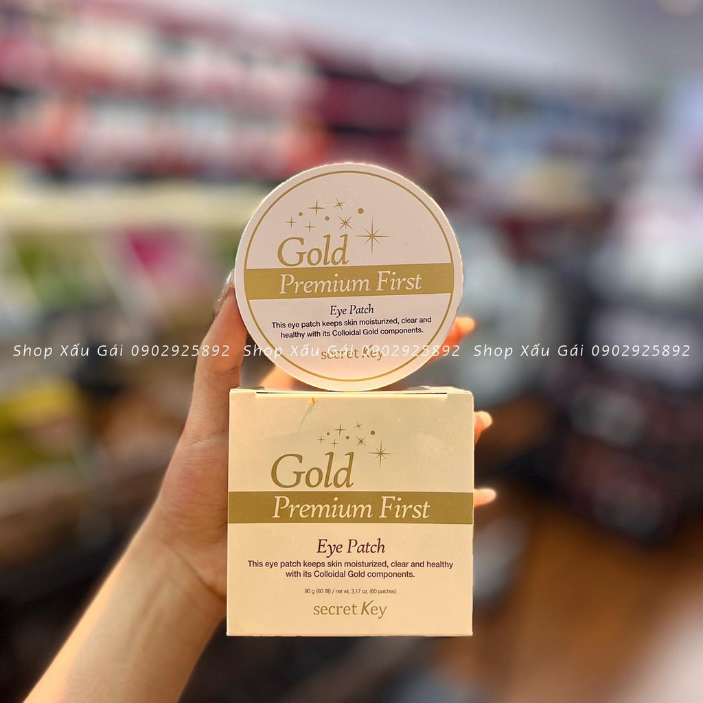 Mặt Nạ Mắt Secret Key Gold Premium First Eye 30 cặp / DATE 4-7-2024