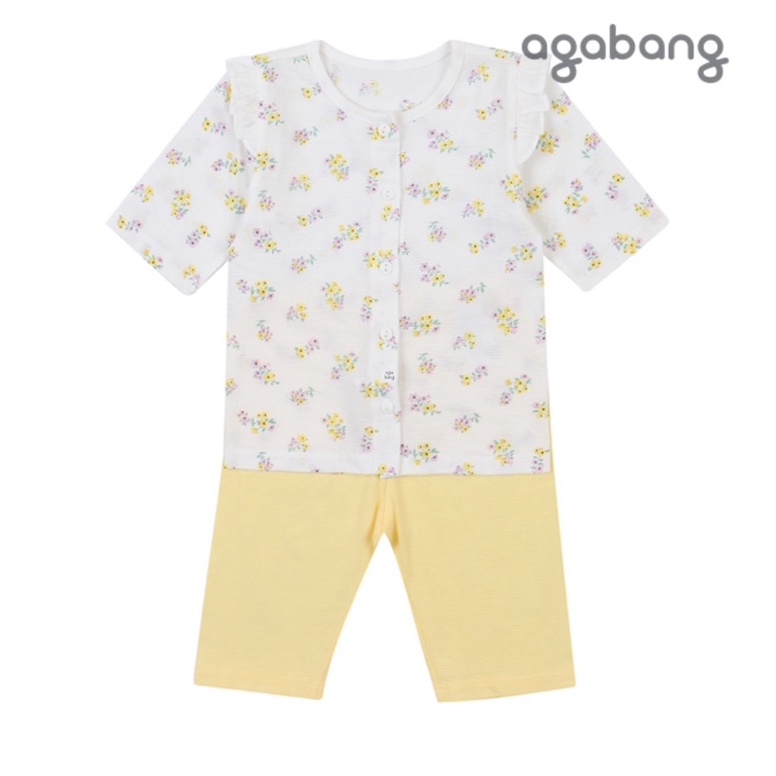 (size 80,90,100,110) Bộ cotton giấy mềm thoáng mát Agabang xuất Hàn dư xịn