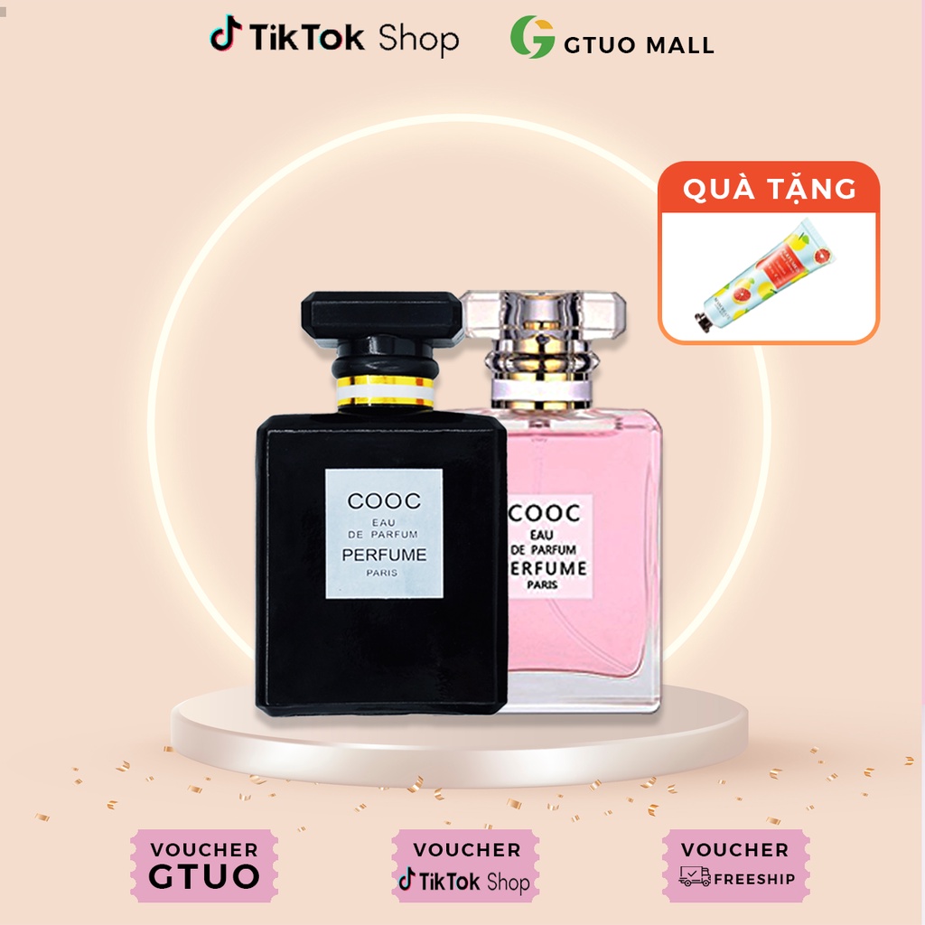 Tặng dưỡng da tay - 2 chai nước hoa xịt thơm toàn thân nam nữ COOC mùi hương nhẹ nhàng