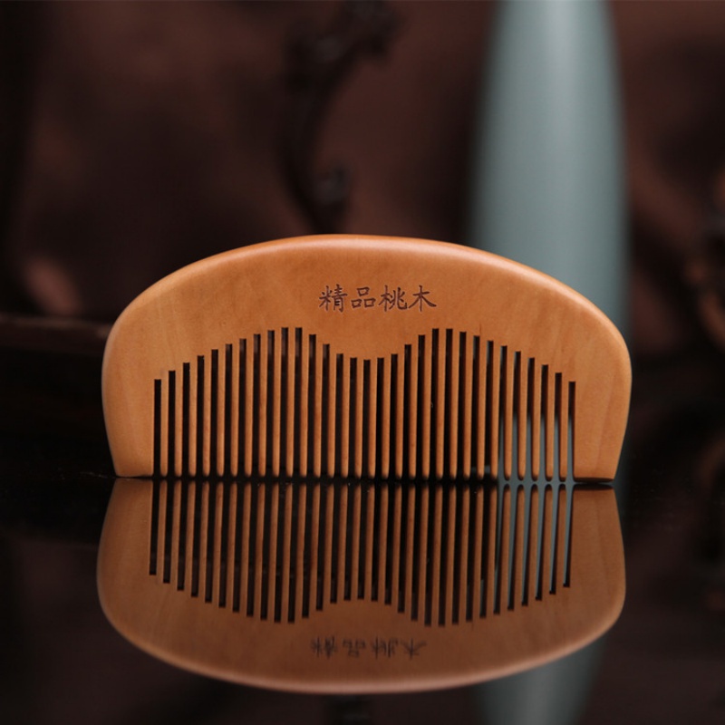 Lược Gỗ Đuôi Cá Chống Tĩnh Điện Phong Cách Retro
