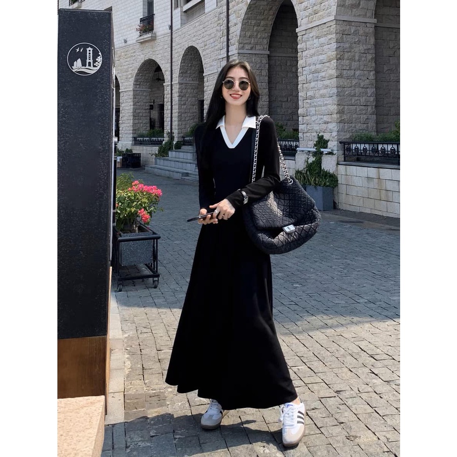 Váy Cổ Polo Xếp Ly Xòe Eclipse Clothing