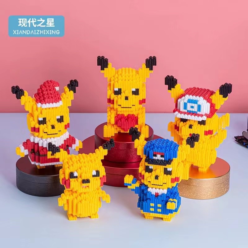 Đồ chơi lắp ráp pikachu siêu xinh 20cm