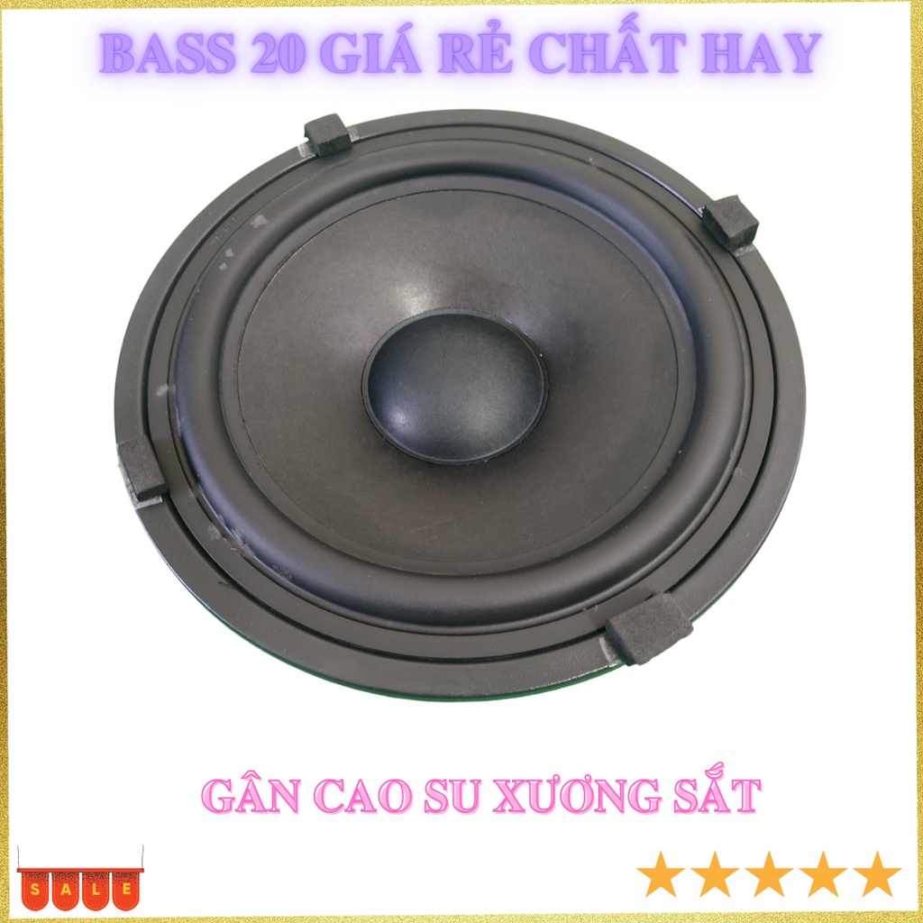 Củ loa bass 20 gân cao su công suất 200W giá rẻ -1 chiêc