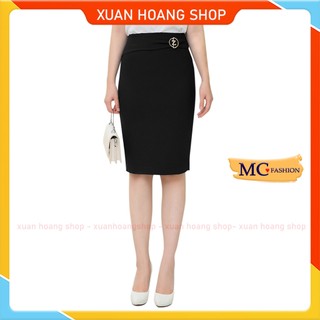 Chân Váy Dài Dáng Công Sở Bút Chì, Lưng Cao Mc Fashion, Size Đủ Ngắn, Vải Co Giãn, Đen, Xanh Tím Than Cv0572
