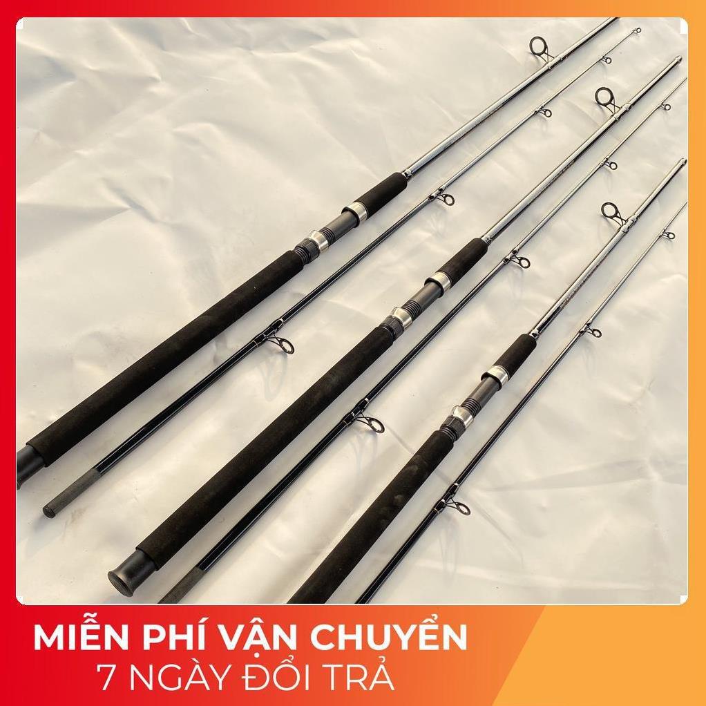 Bộ cần câu hai khúc shimano đầy đủ size 1m2 đến 2m7 + máy câu YF200 + 13 món phụ kiện