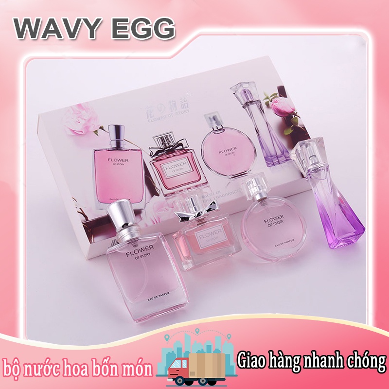 Bộ Nước Hoa Nữ 4 Chai*25ML，hộp quà nước hoa bộ bốn，Cao cấp lưu hương lâu, hương thơm nữ tính đầy cá tính và quyến rũ