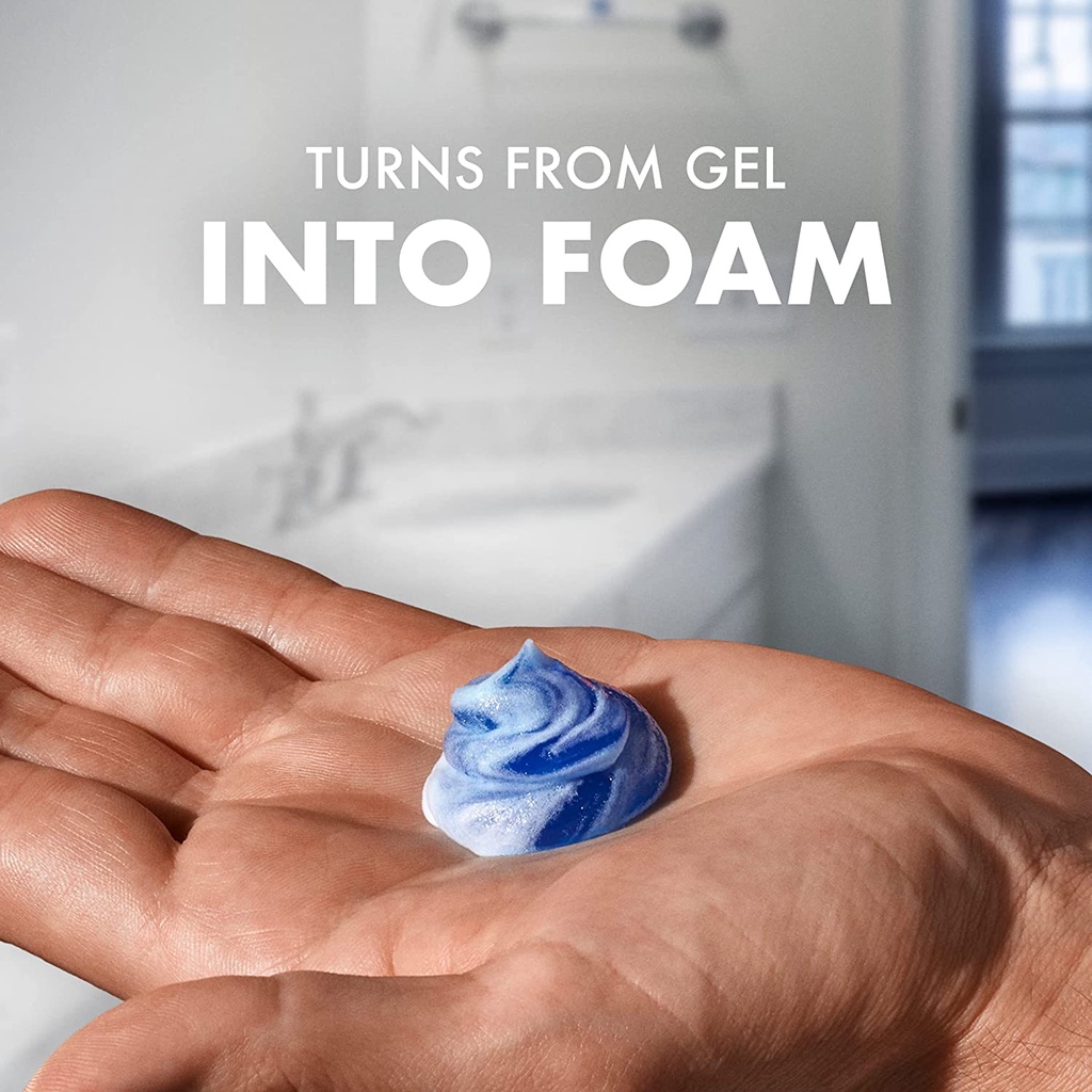 Kem cạo râu dưỡng ẩm da Gillette Series 3X Action Shave Gel Moisturizing 198g